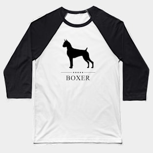 Boxer Black Silhouette Baseball T-Shirt